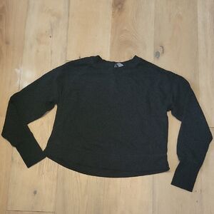 Sweaty Betty Black Long Sleeved Sweat Shirt Size 6